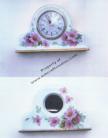 Wild Roses Clock
